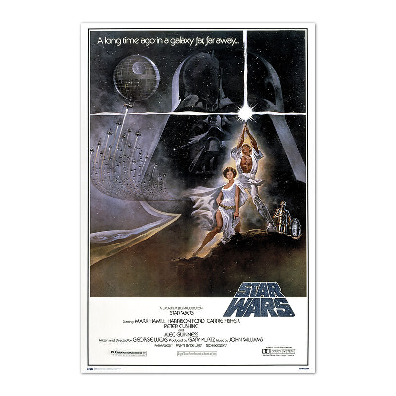 Affiche de Star Wars Un nouvel espoir, épisode IV