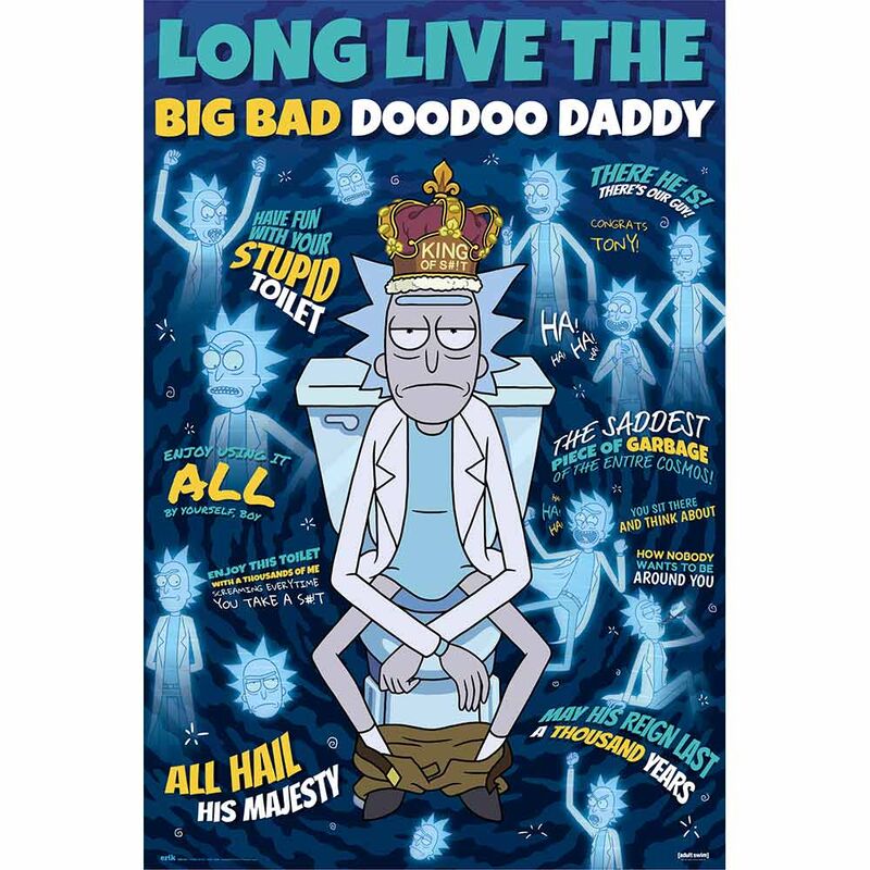 Rick & Morty Doodoo Daddy Poster - Nerdscape