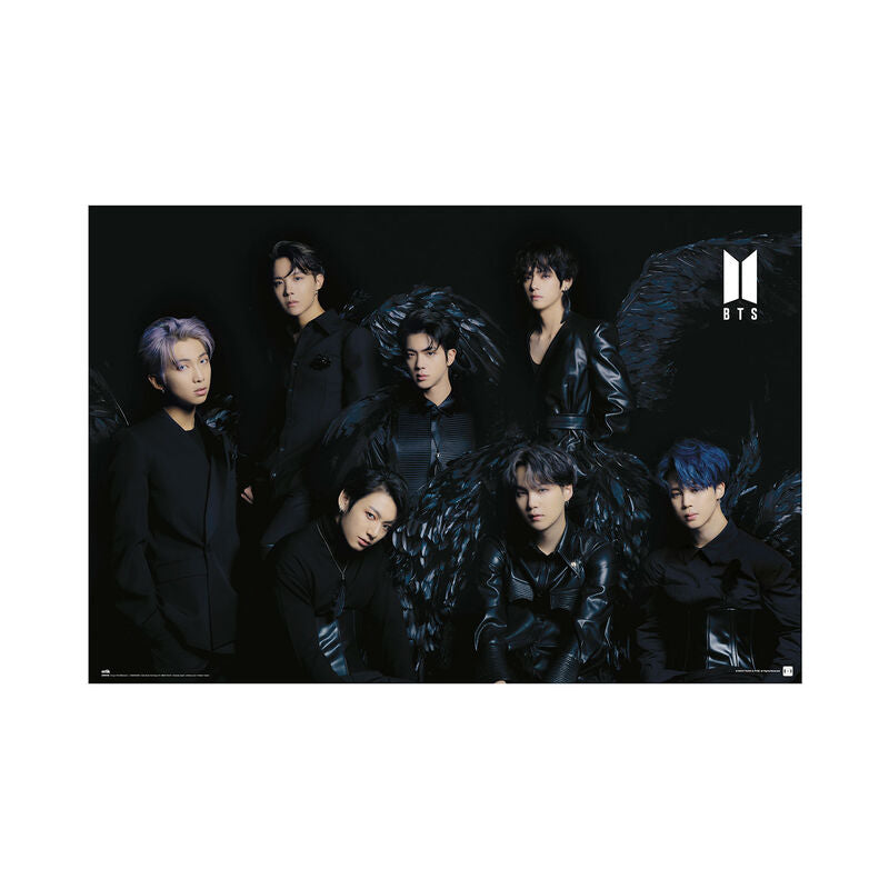 BTS Black Wings Poster da Collezione Nerdscape – Stampa Glossy 91,5x61 cm