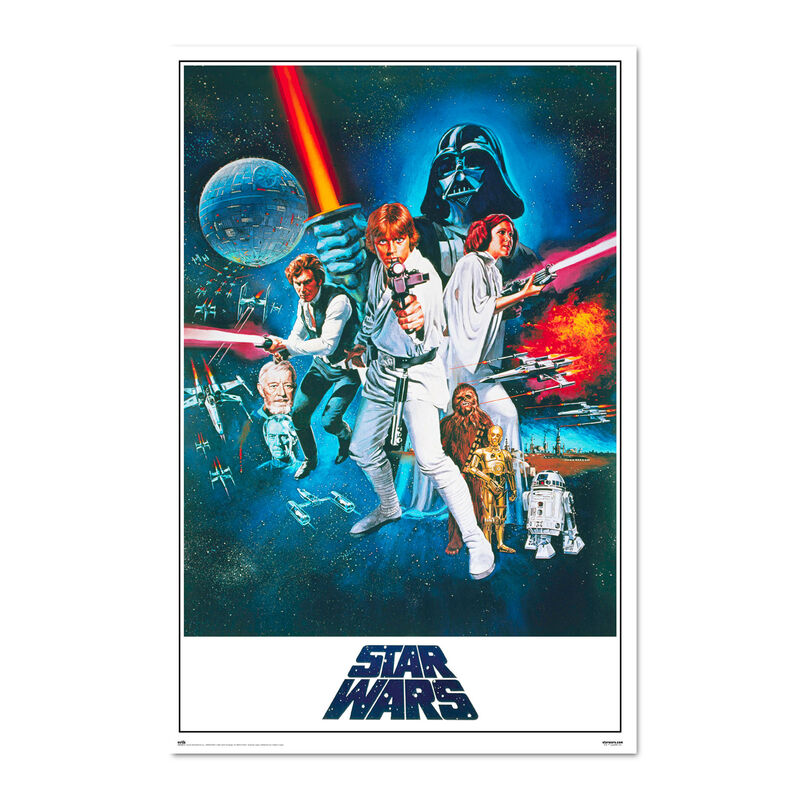 Star Wars A New Hope Episode IV poster Nerdscape