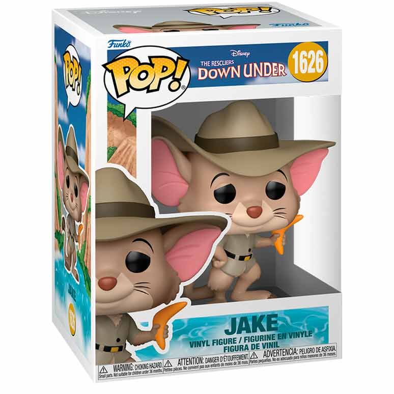 Funko Pop! Disney The Rescuers Down Under Jake - Figura da Collezione Vinyl