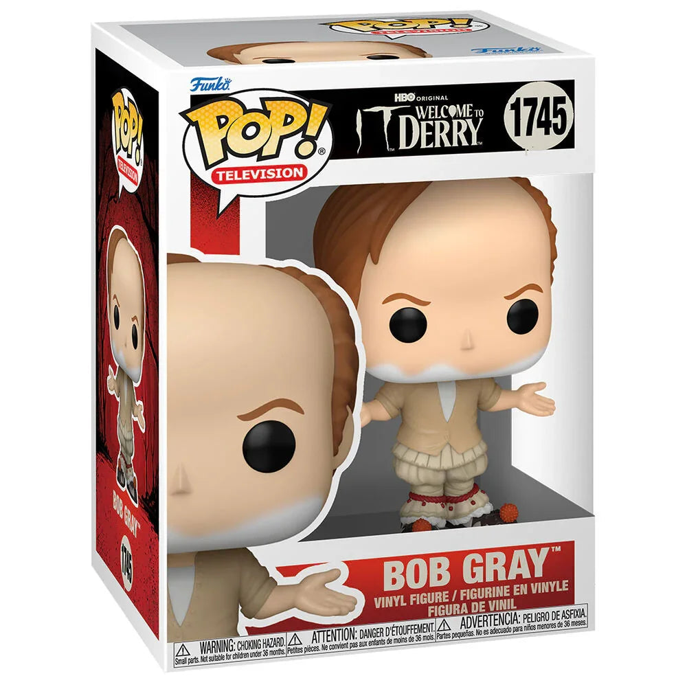 Funko Pop! Welcome To Derry Bob Gray - Figura da Collezione Vinyl Nerdscape