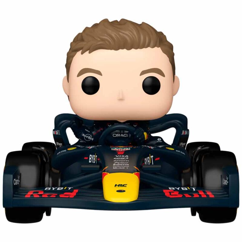 POP figure Rides Super Deluxe Racing Oracle Red Bull Max Verstappen with RB20 - Nerdscape