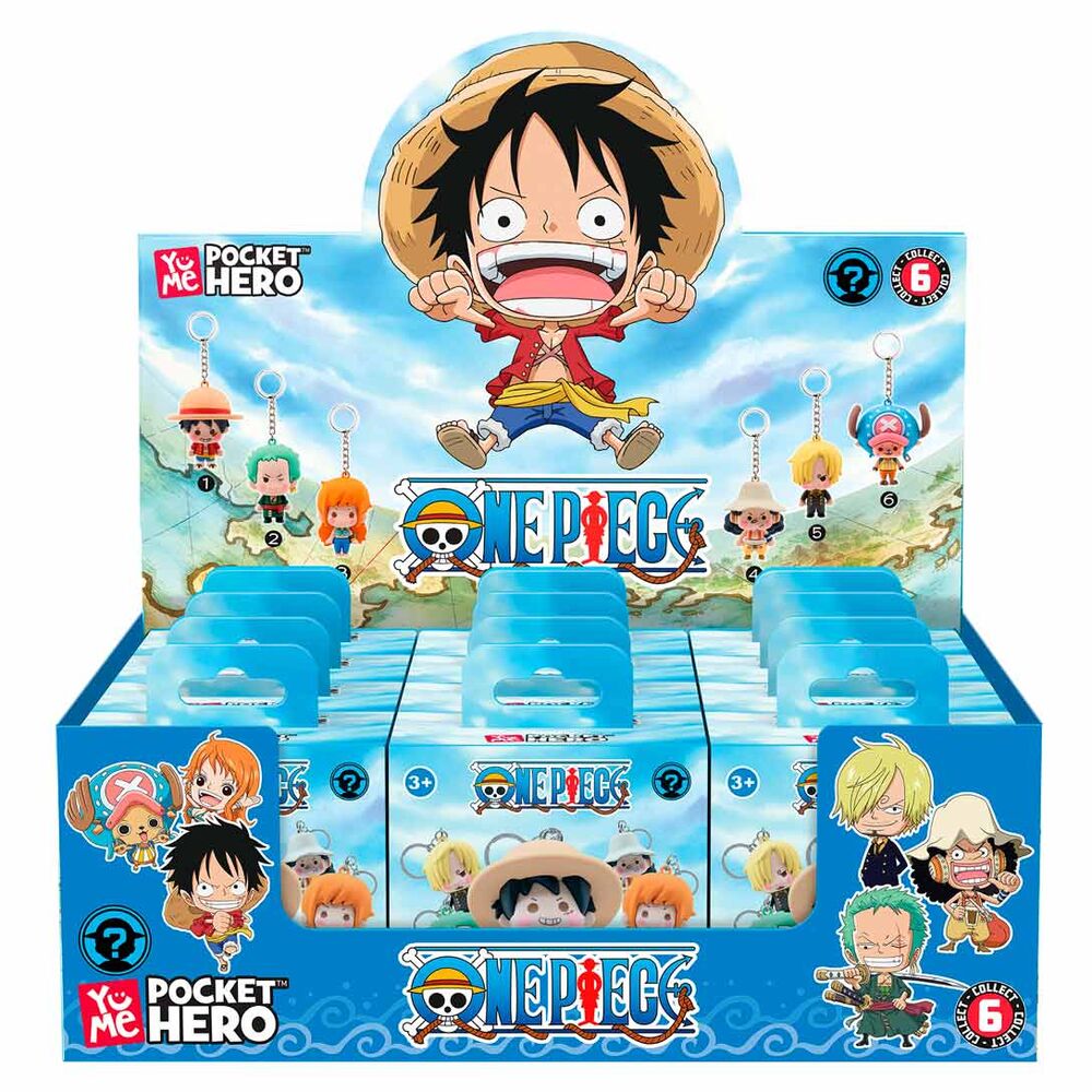 Nerdscape One Piece Figura da Collezione Bustina Sorpresa Keychain