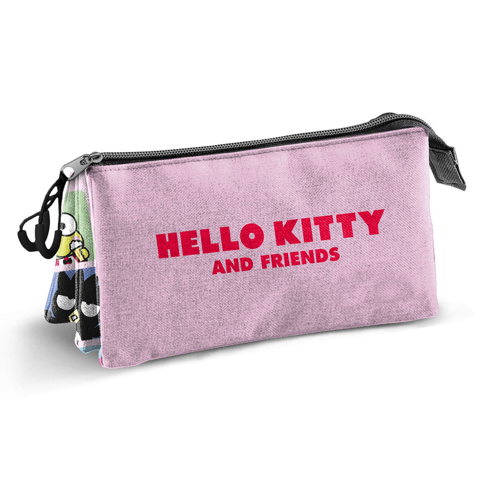 Trousse à crayons triple Hello Kitty Panels