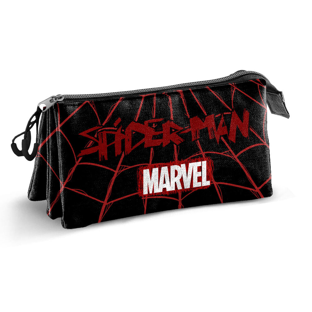 Trousse triple pour crayons Marvel Spiderman Vision