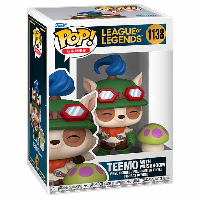 Figurine POP de Teemo (League of Legends) avec champignon