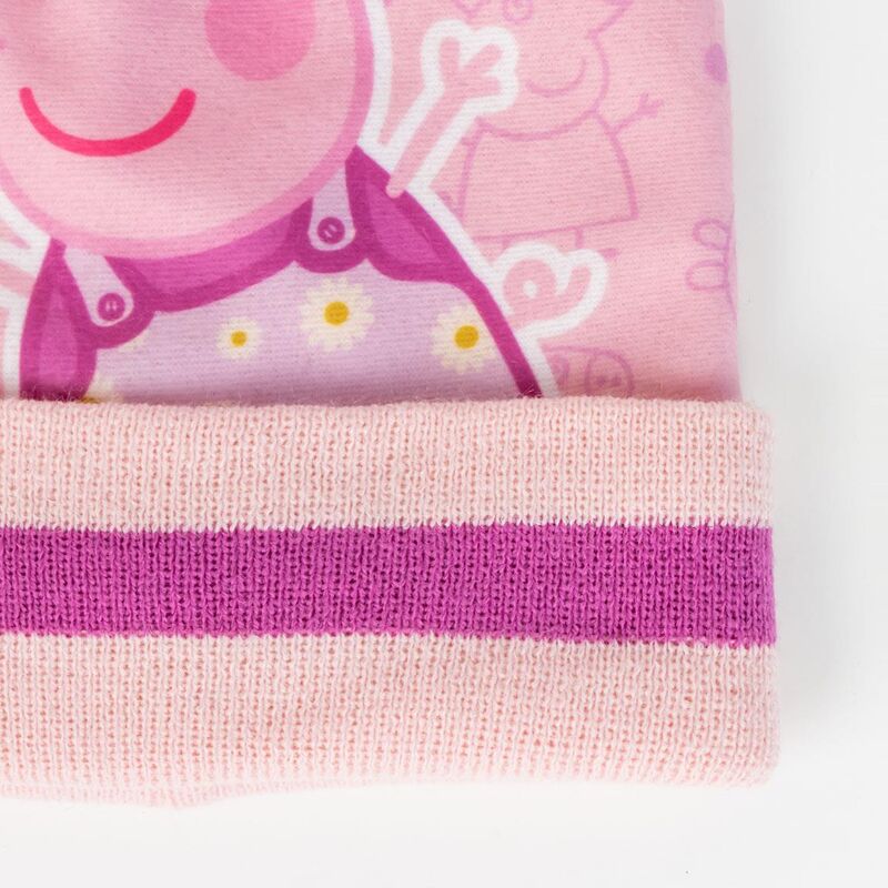 Peppa Pig hat and gloves set