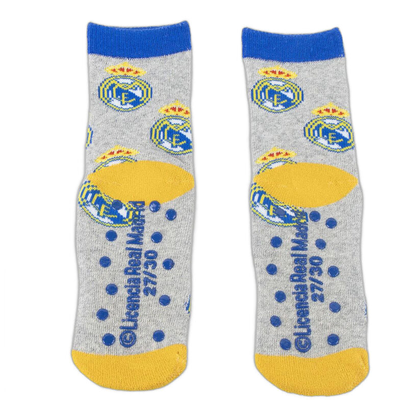 Chaussettes antidérapantes assorties du Real Madrid