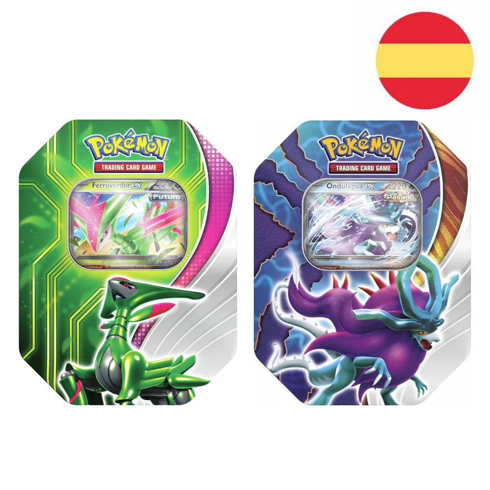 Spanish Pokemon SV6 Collectible card game assorted tin