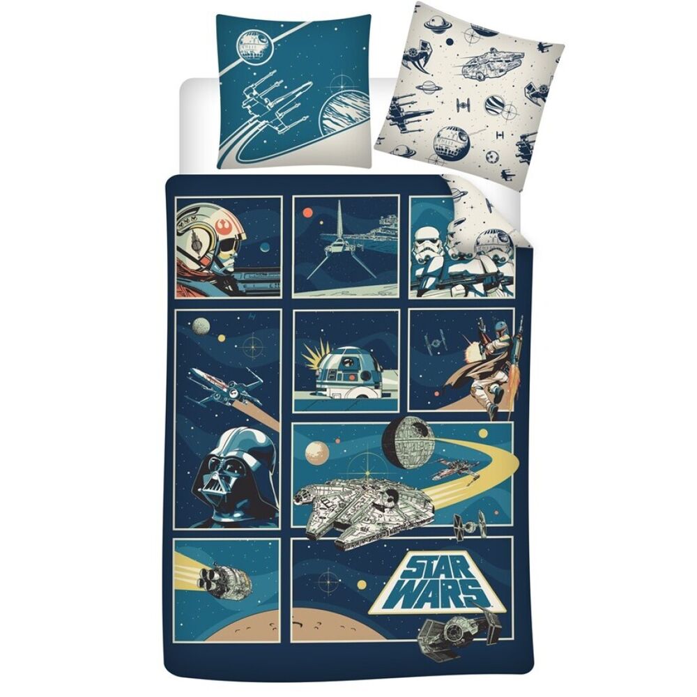 Housse de couette Star Wars en coton, 90 cm