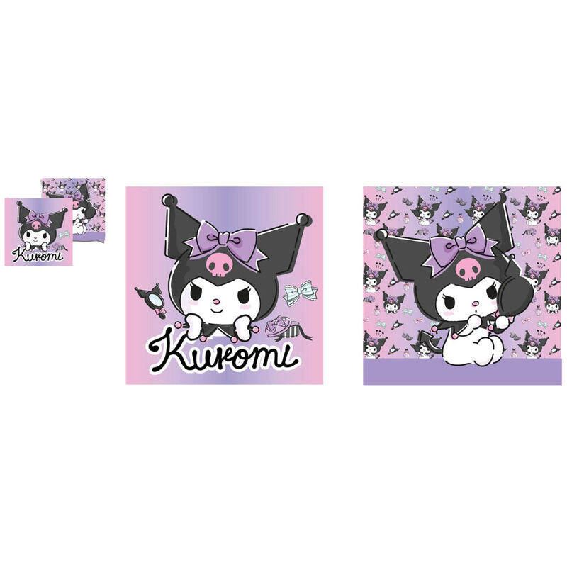 Hello Kitty Kuromi cushion
