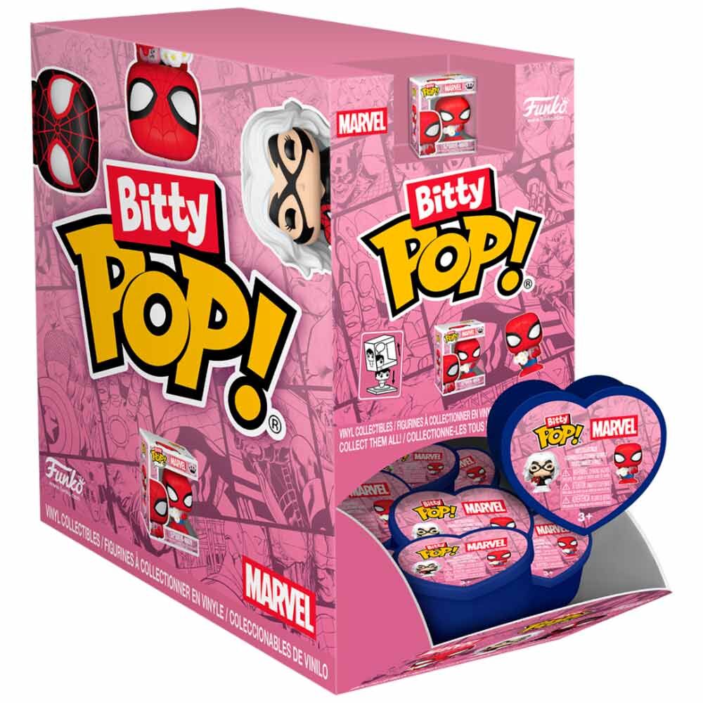 Assorted Bitty POP Mystery figures Marvel Spiderman Valentines Day