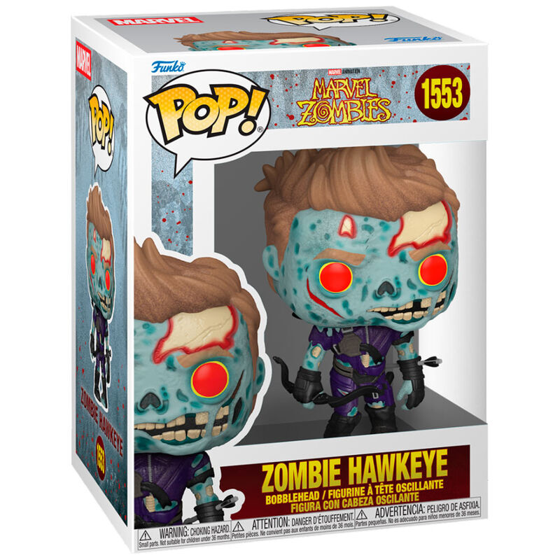 Funko Pop! Marvel Zombies Zombie Hawkeye - Figura da Collezione Vinyl