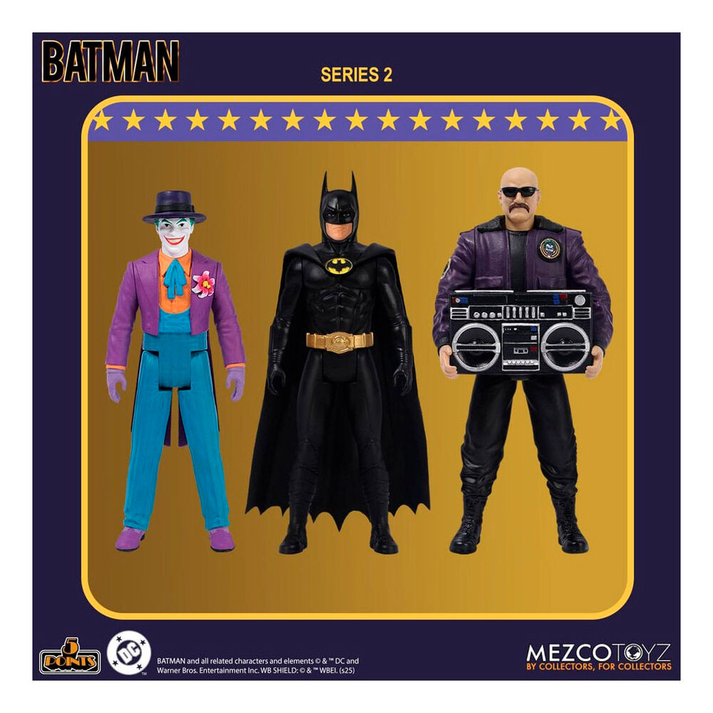 Figurine Batman 1989 Série 2 Le Joker Museum Mayhem de DC Comics, 9,5 cm