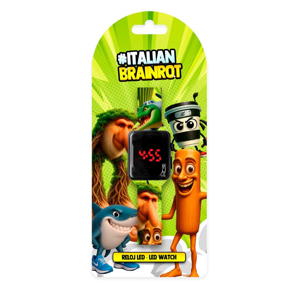 Italian Brainrot Digital LED watch - Nerdscape