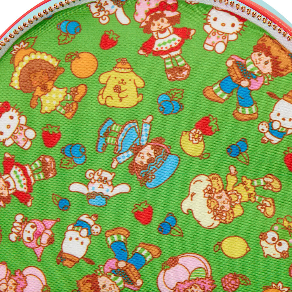 Sac à dos Loungefly Hello Kitty & Friends x Charlotte aux Fraises parfumé, 26 cm
