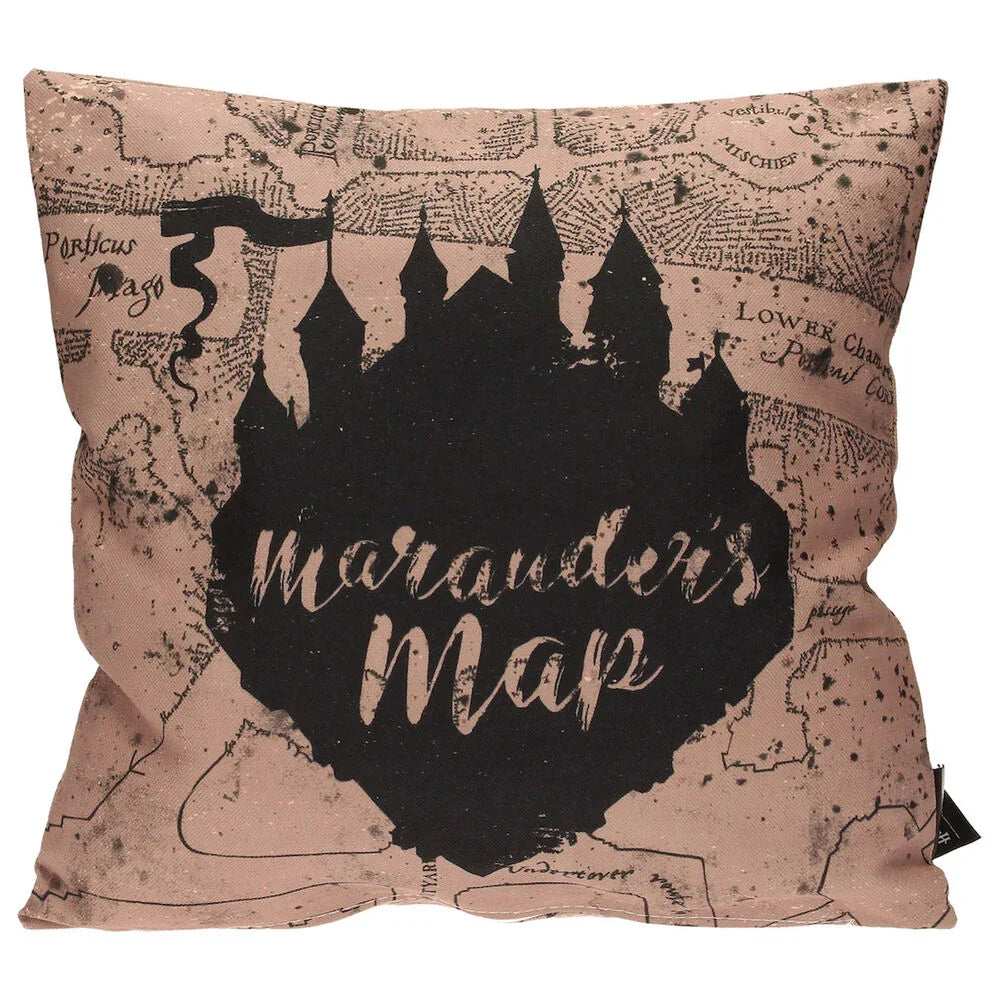 Coussin Carte du Maraudeur Harry Potter