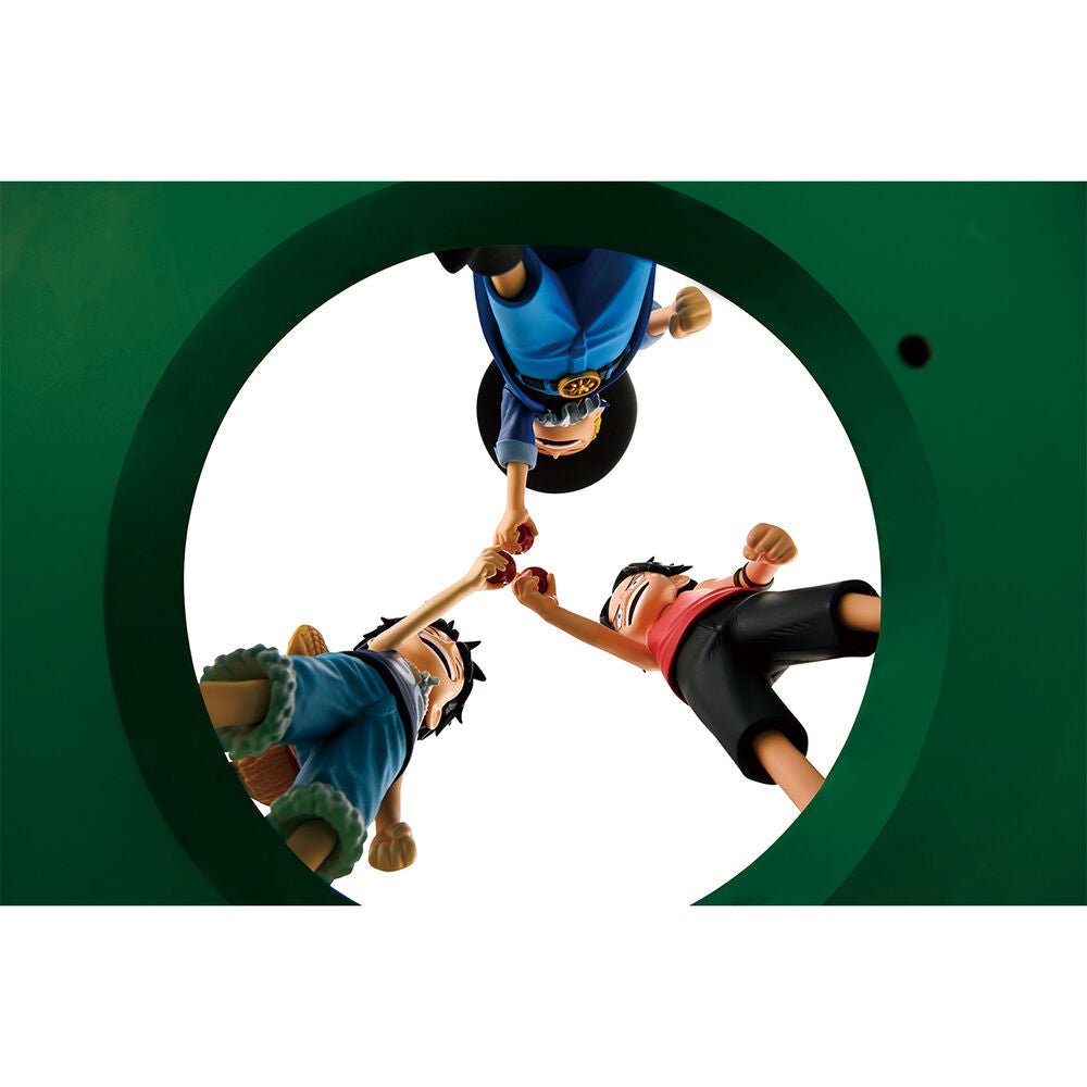 One Piece Dramatic Memories Ace & Sabo & Luffy Ichibansho figure 10cm - Nerdscape