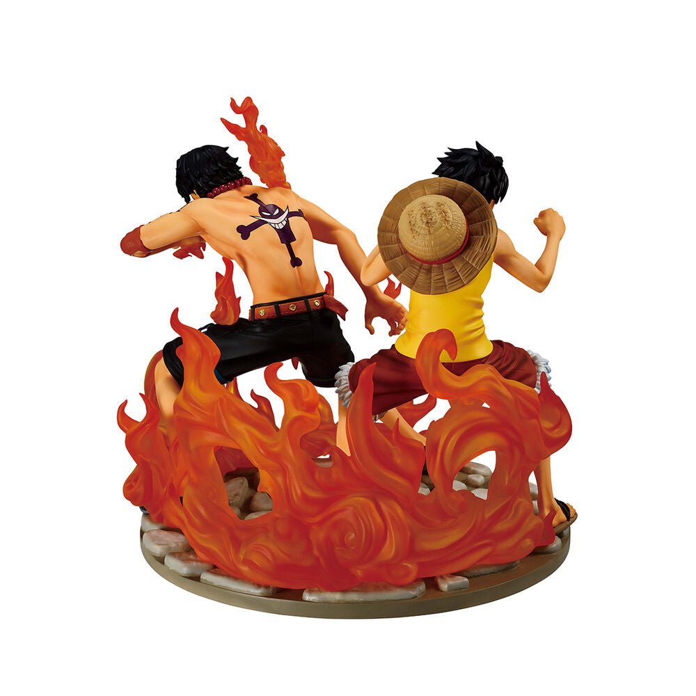 One Piece Dramatic Memories Ace & Luffy Ichibansho figure 15cm - Nerdscape
