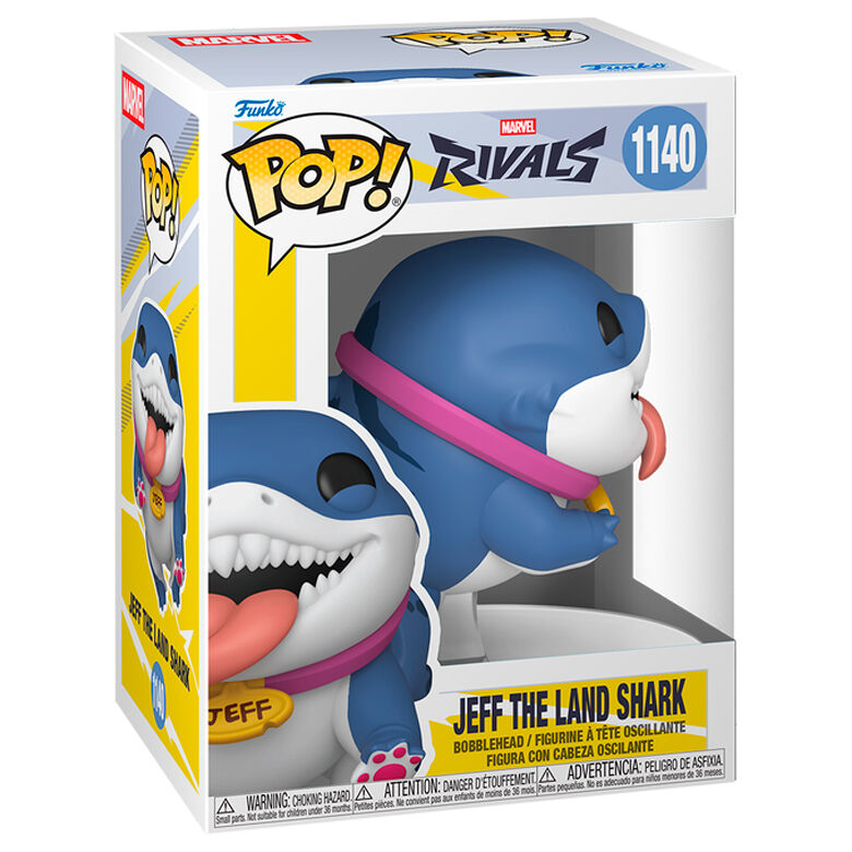 Funko Pop! Marvel Rivals Jeff the Land Shark - Figura da Collezione Vinyl