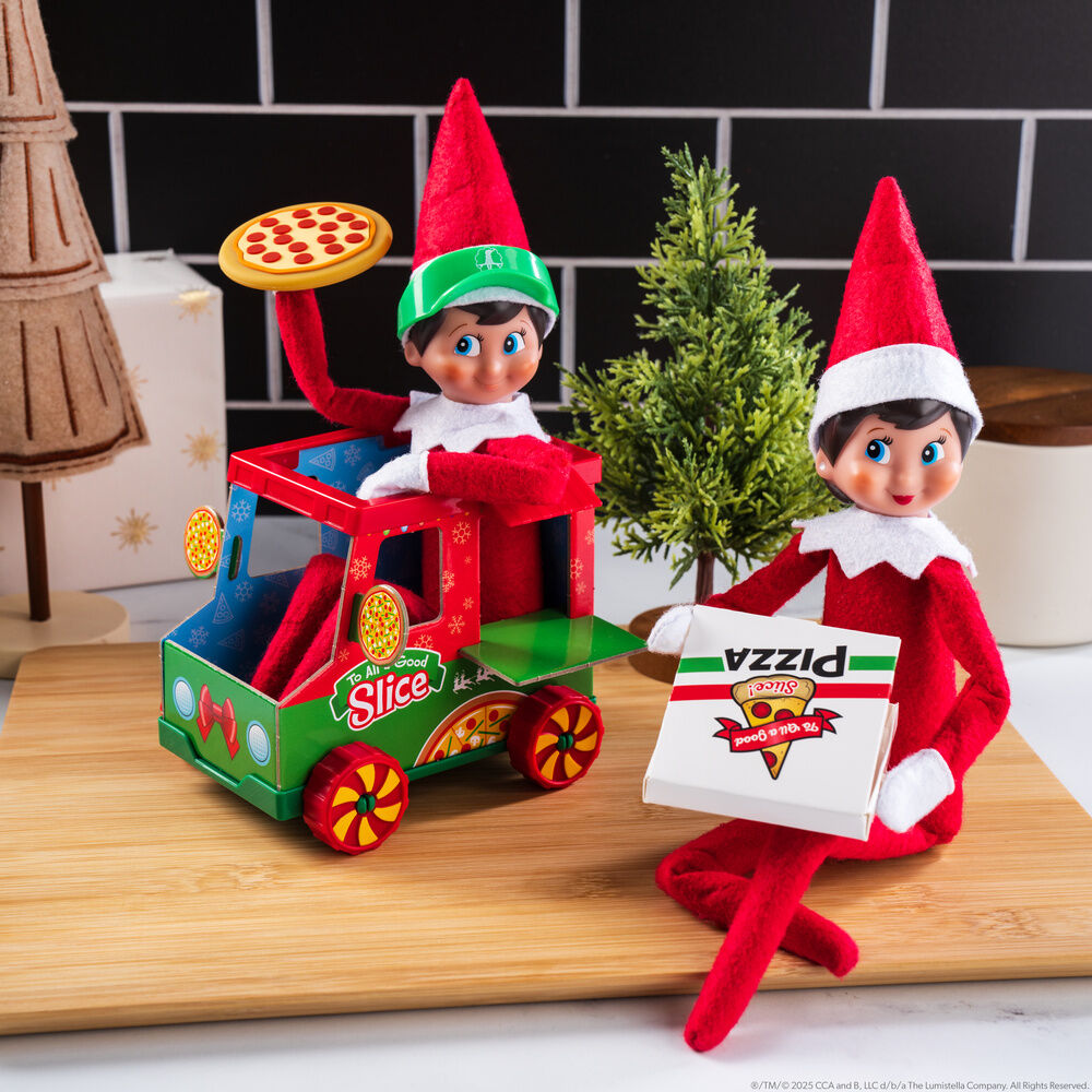 The Elf On the Shelf Pizza delivery accessories