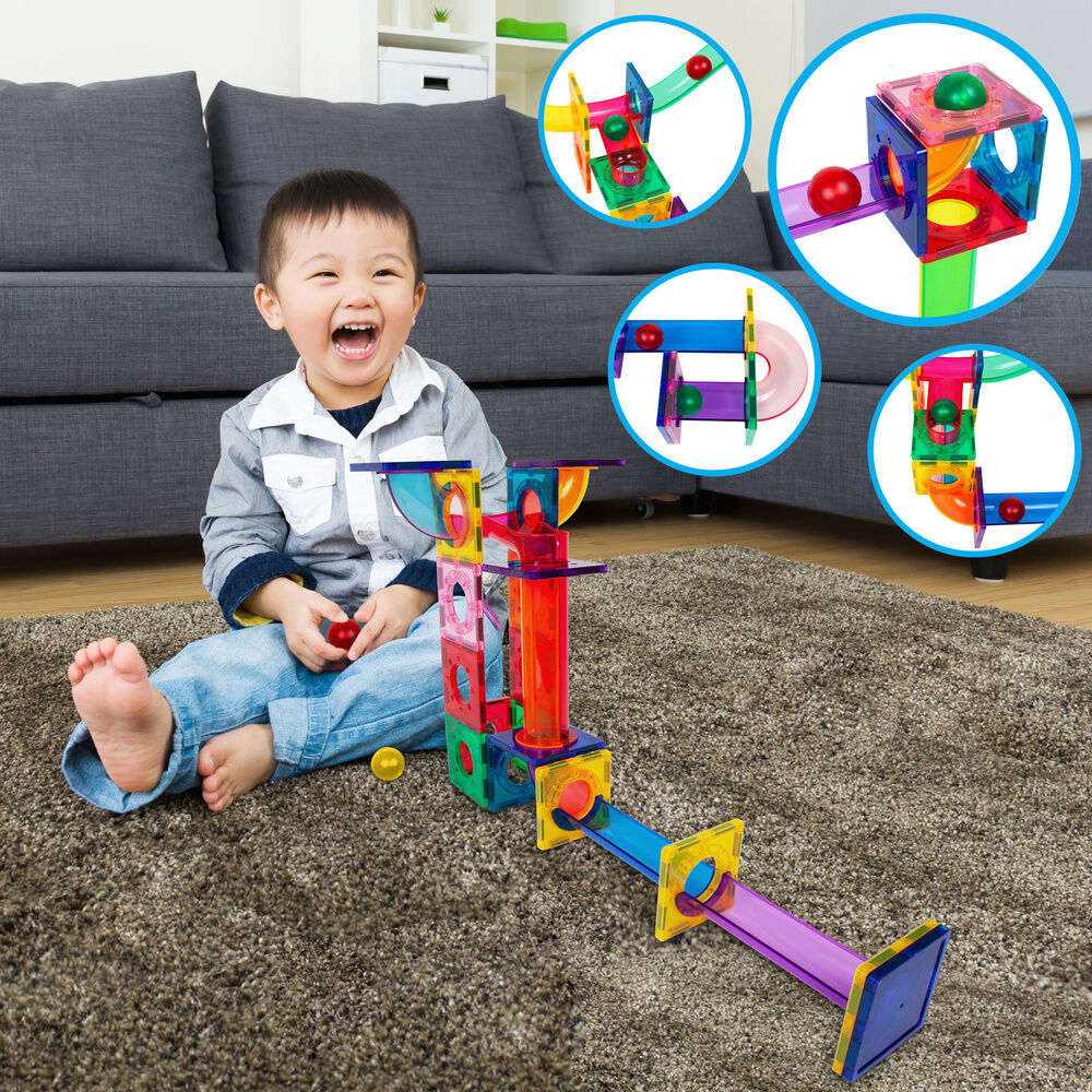 Magnetic marble circuit 40pcs