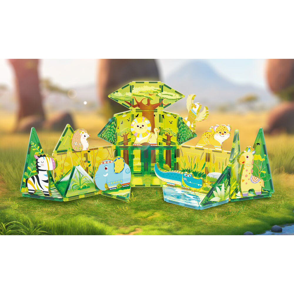 Safari magnetic blocks + 8 figures