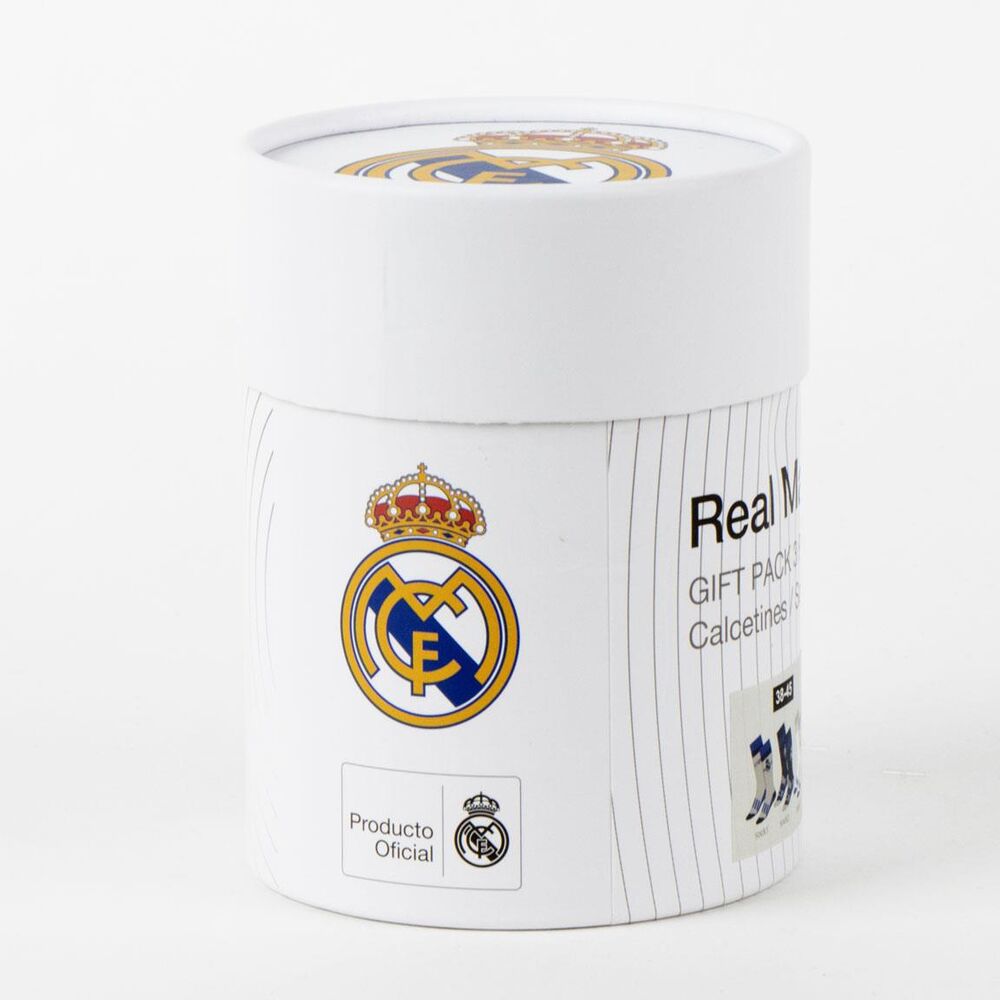 Real Madrid pack 3 adult socks