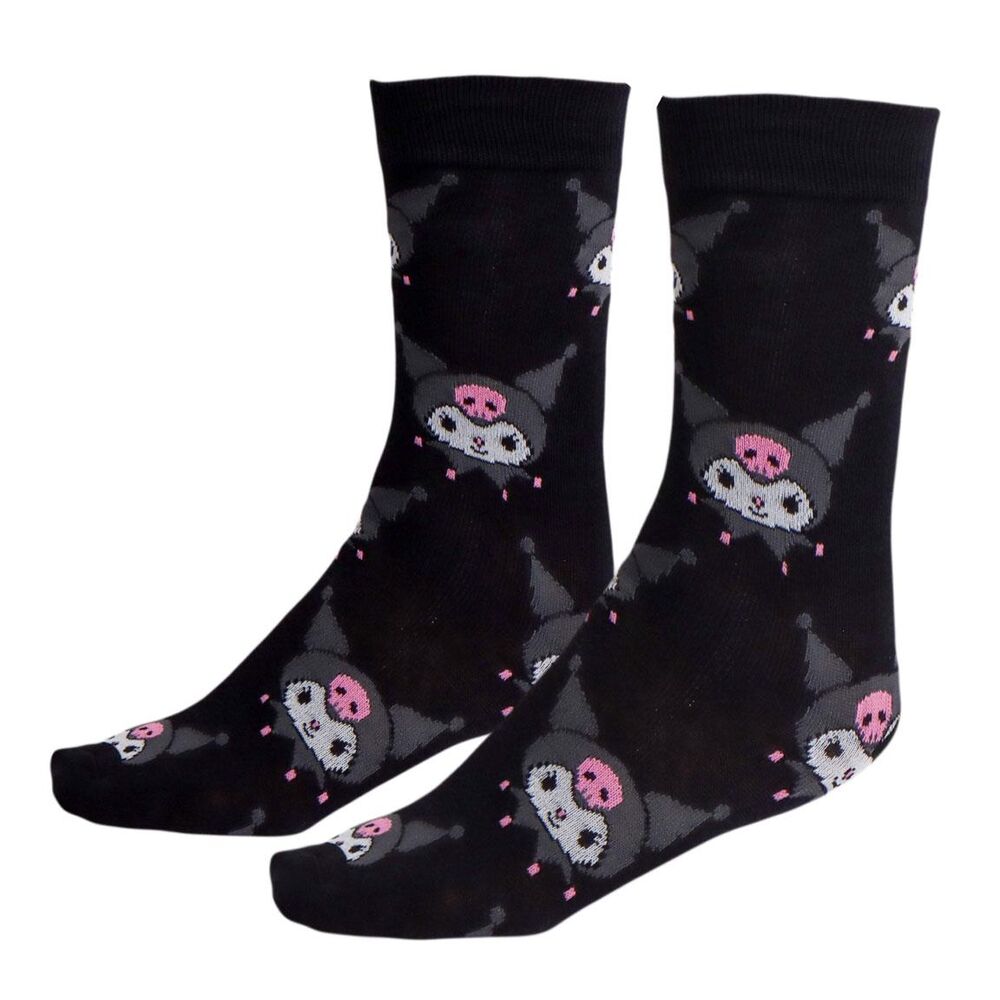 Lot de 3 chaussettes Hello Kitty Kuromi pour adultes