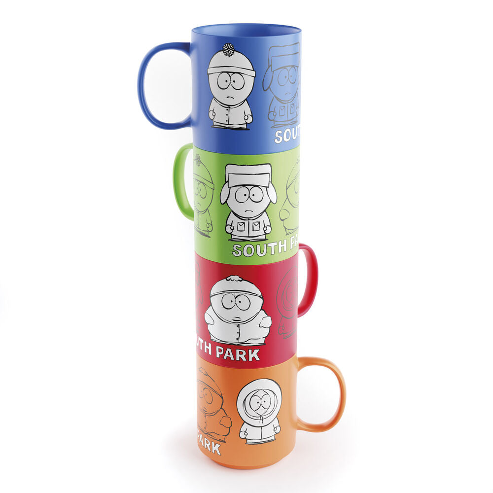Lot de 4 tasses South Park de 300 ml