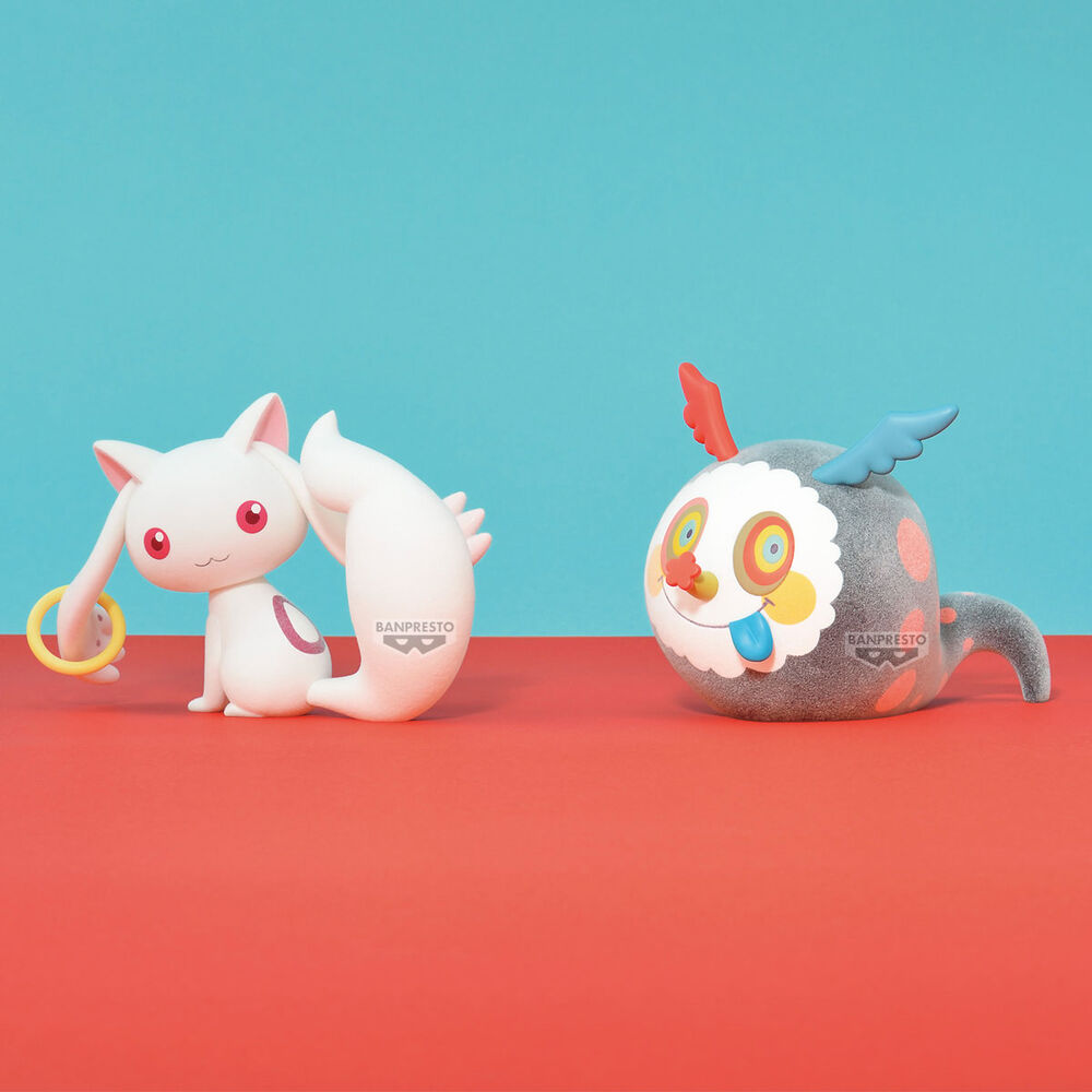 Figurine Kyubey Fluffy Puffy de 12 cm, tirée du film Puella Magi Madoka Magica : La Rébellion