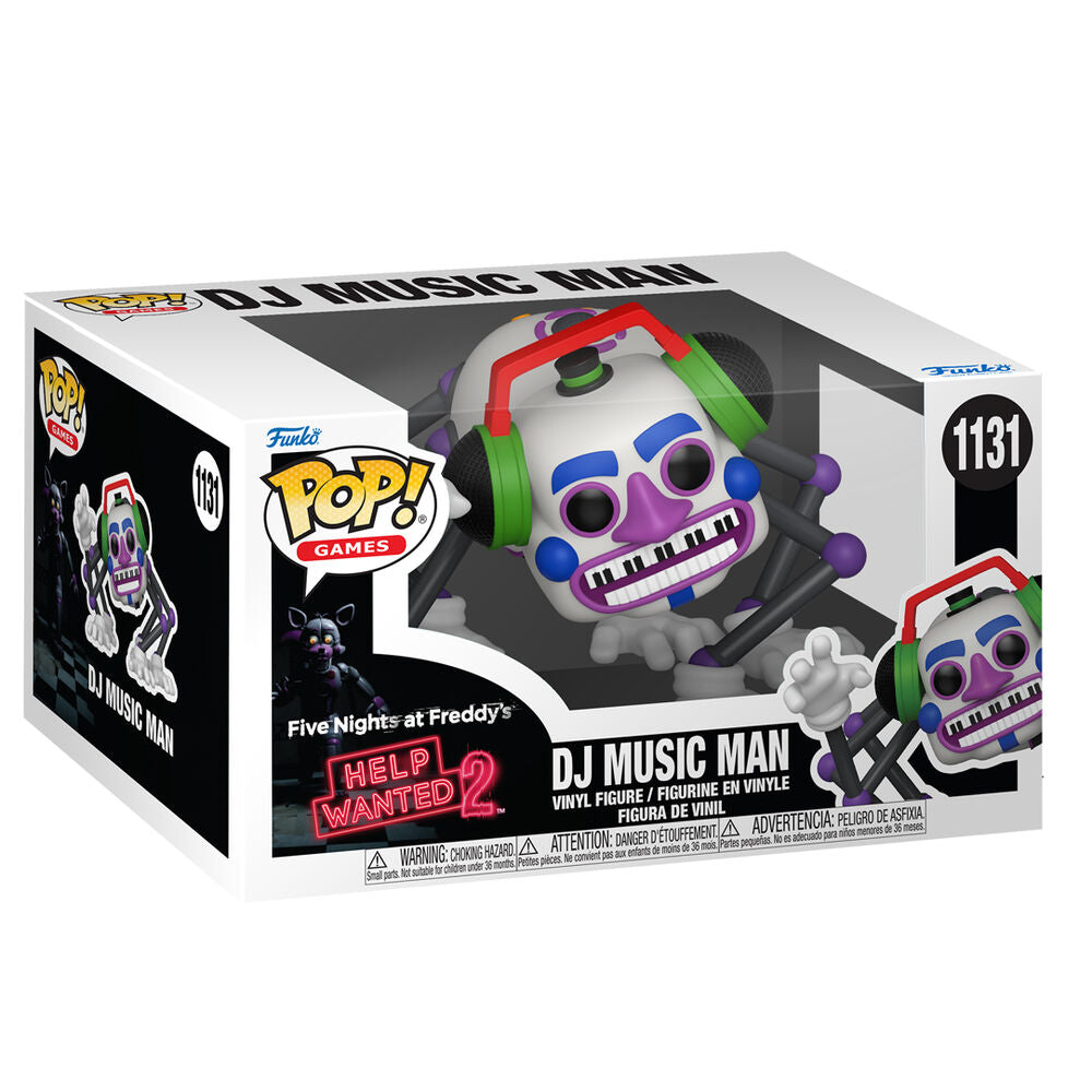 Funko Pop! Five Nights at Freddy's Help Wanted 2 DJ Music Man - Figura da Collezione Vinyl