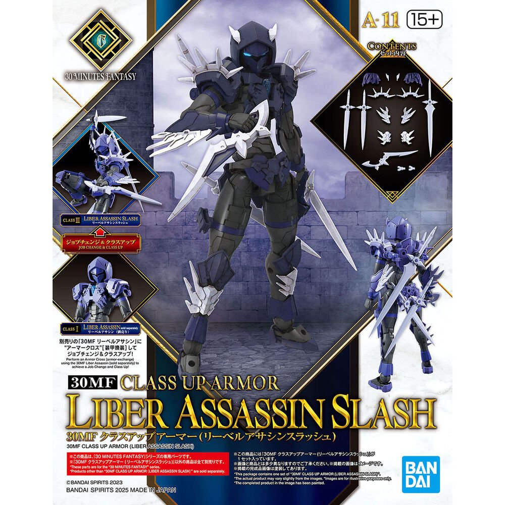 Model Kit 30 Minutes Fantasy Class Up Armor Liber Assasin Slash figure - Nerdscape