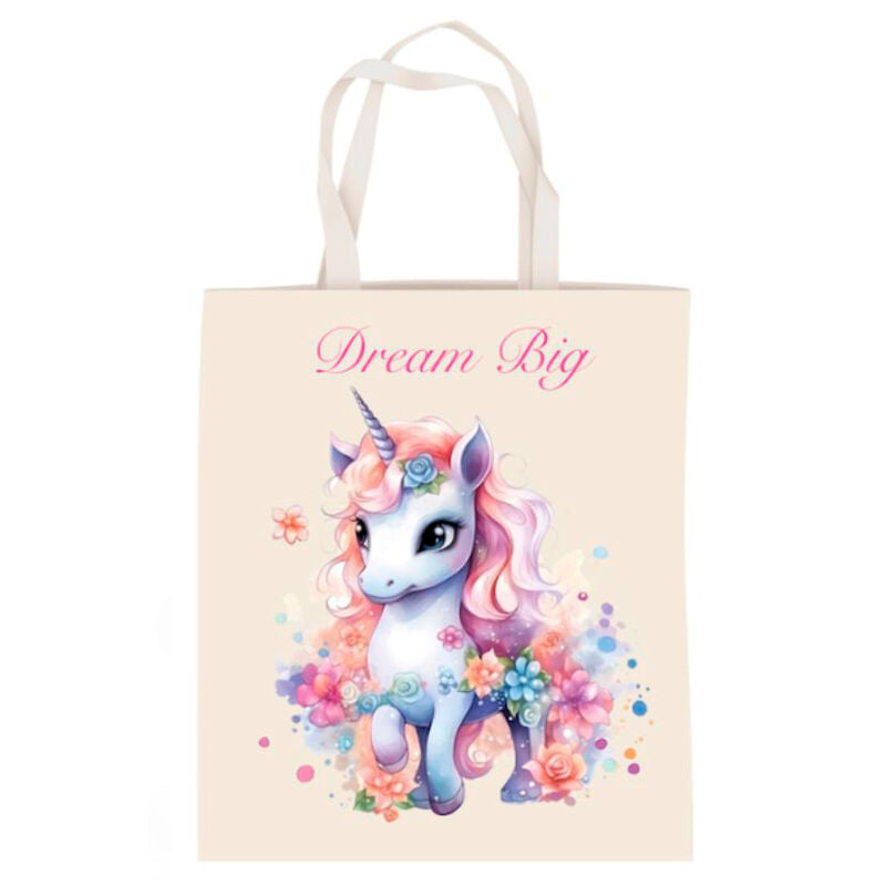 Unicorn Pink Shopping Bag