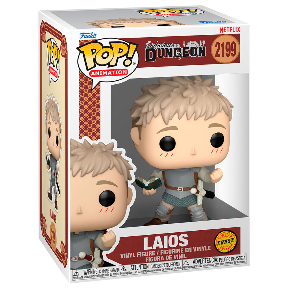 Funko Pop! Delicious in Dungeon Laios 5 + 1 Chase - Figura da Collezione Vinyl