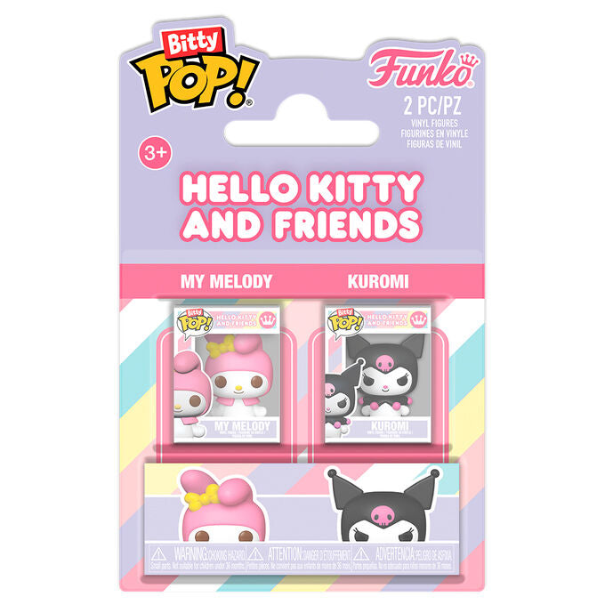 Funko Pop! Hello Kitty & Friends My Melody e Kuromi - Figura da Collezione Vinyl Nerdscape