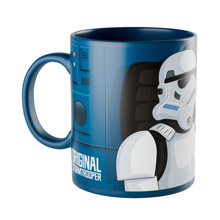 Star Wars The Original Stormtrooper Gravity Gets Me Down mug. 300ml