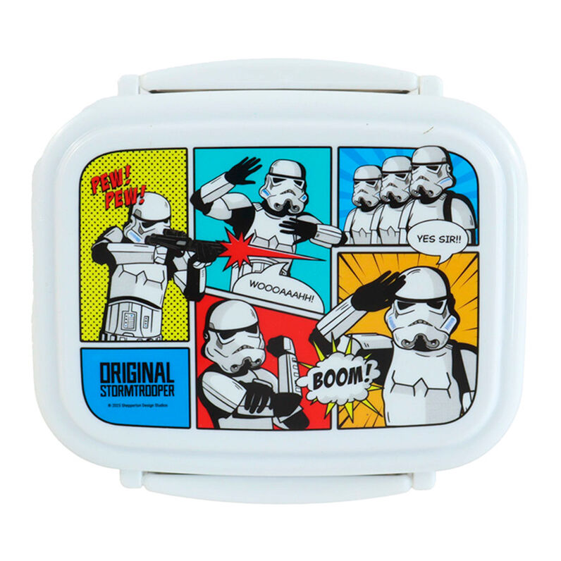 Star Wars Imperial Stormtrooper lunch box + cutlery