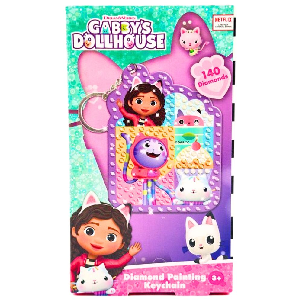 Gabbys Dollhouse Diamond keychain