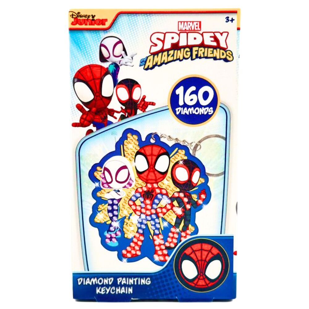 Porte-clés diamant Marvel Spiderman