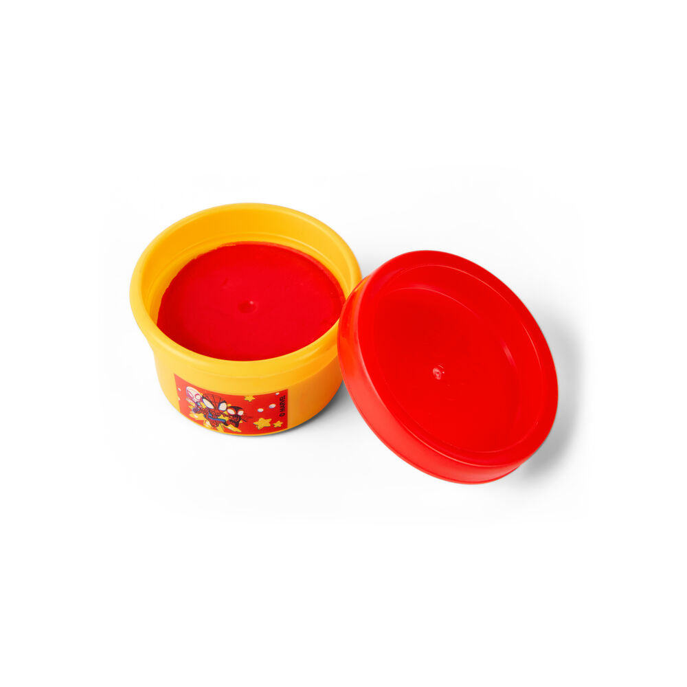 Marvel Spiderman pack 6 mini pots of modelling clay