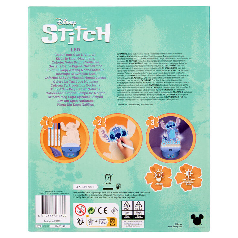 Disney Stitch LED light painting figure