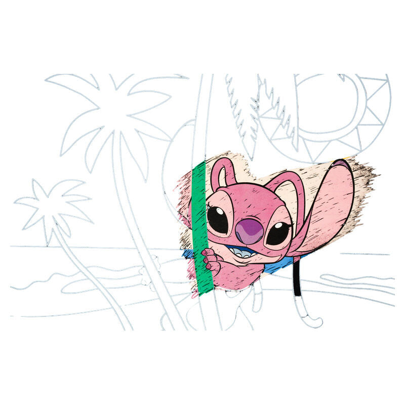 Disney Stitch scratching set