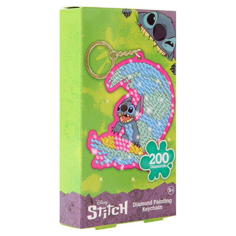 Porte-clés diamant Disney Stitch