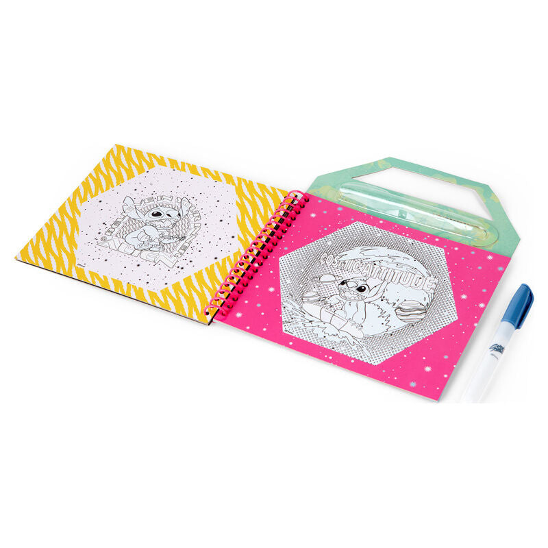 Disney Stitch Magic water painting book