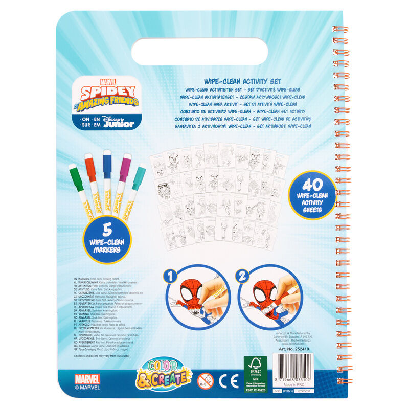 Marvel Spiderman Magic water painting book