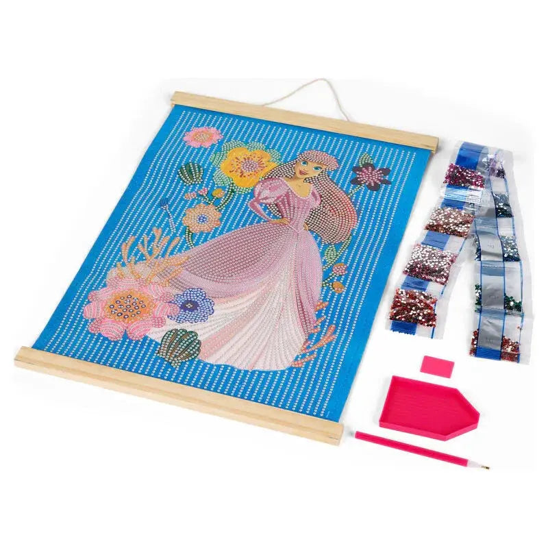Disney Princess Wooden frame with diamond painting Nerdscape