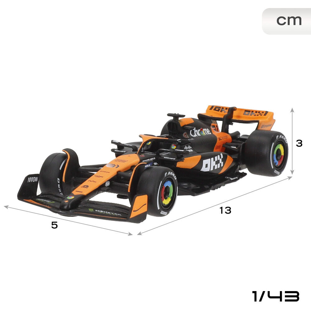 Mclaren MCL38 F1 2024 metal pack 2 cars