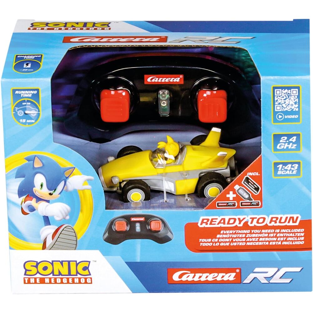 Sonic the Hedgehog Racing RC Team Tails radio control car